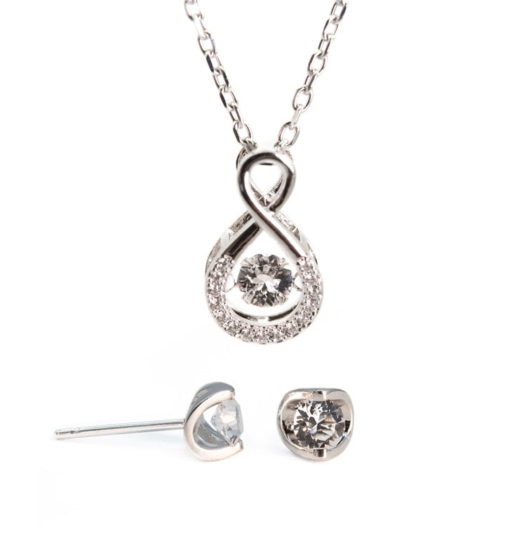 Swarovski Crystal Dancing Infinity Set – embracependant